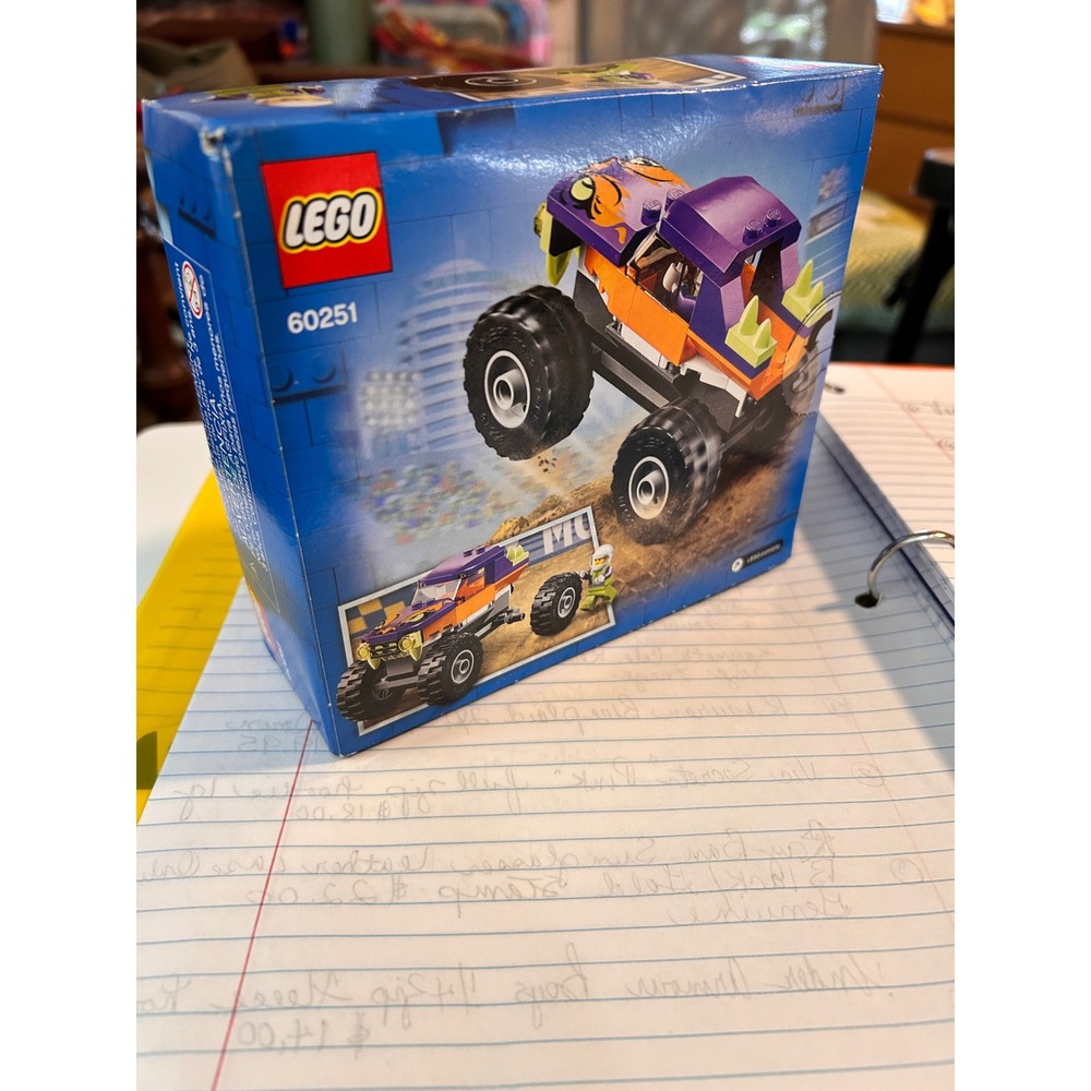LEGO‎ City Monster Truck 60251 Playset Building Toy 55 Pieces Kids Age 5